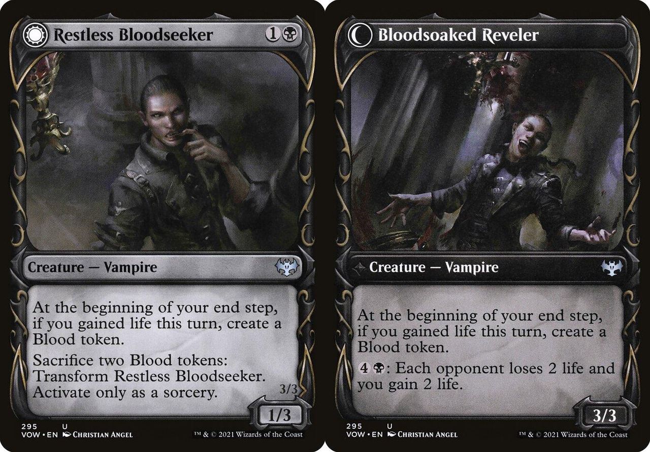 Restless Bloodseeker // Bloodsoaked Reveler