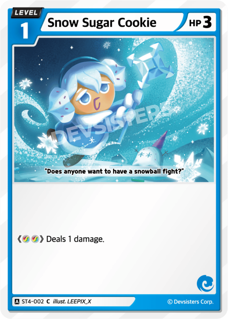 Snow Sugar Cookie