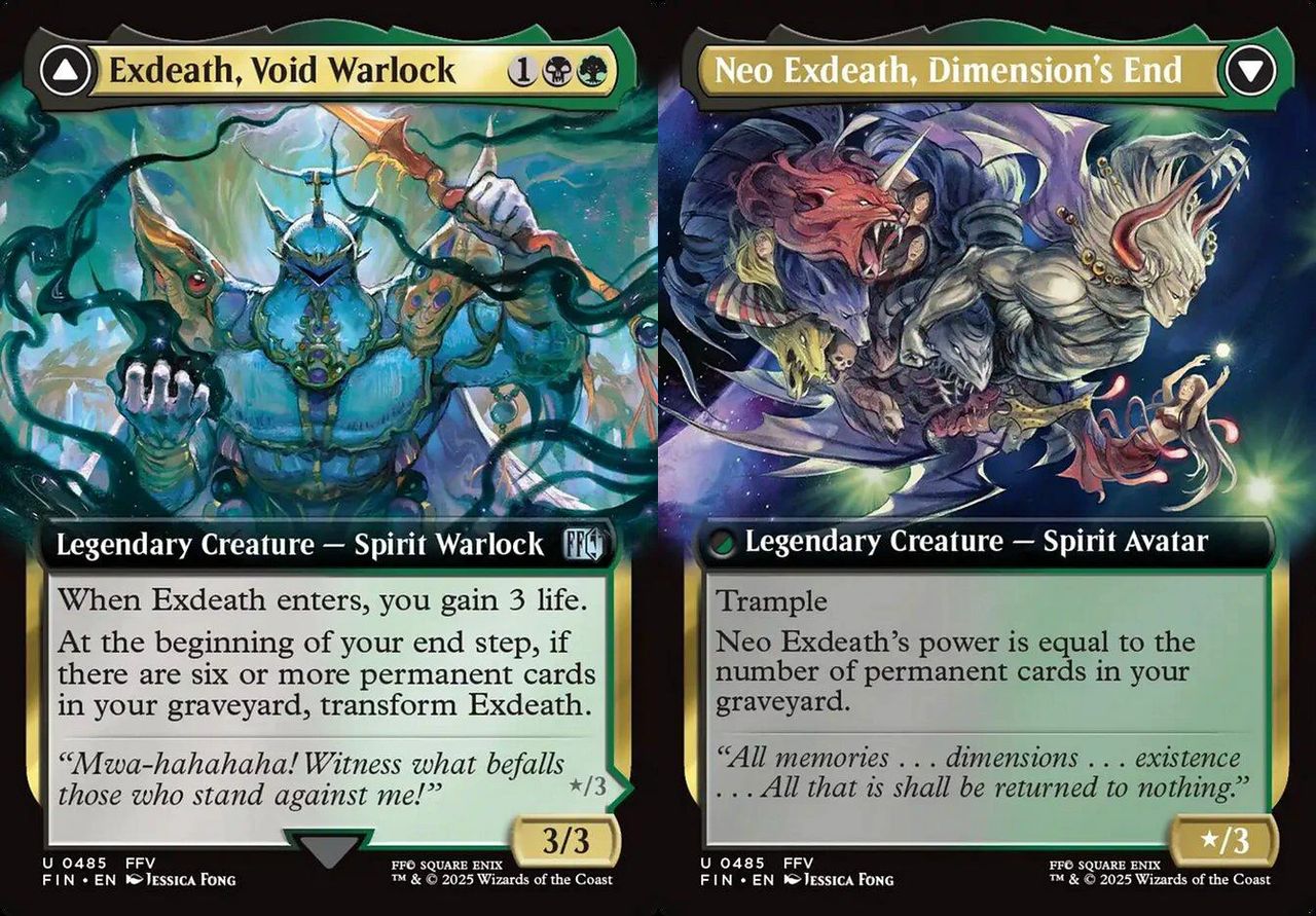Exdeath, Void Warlock // Neo Exdeath, Dimension's End