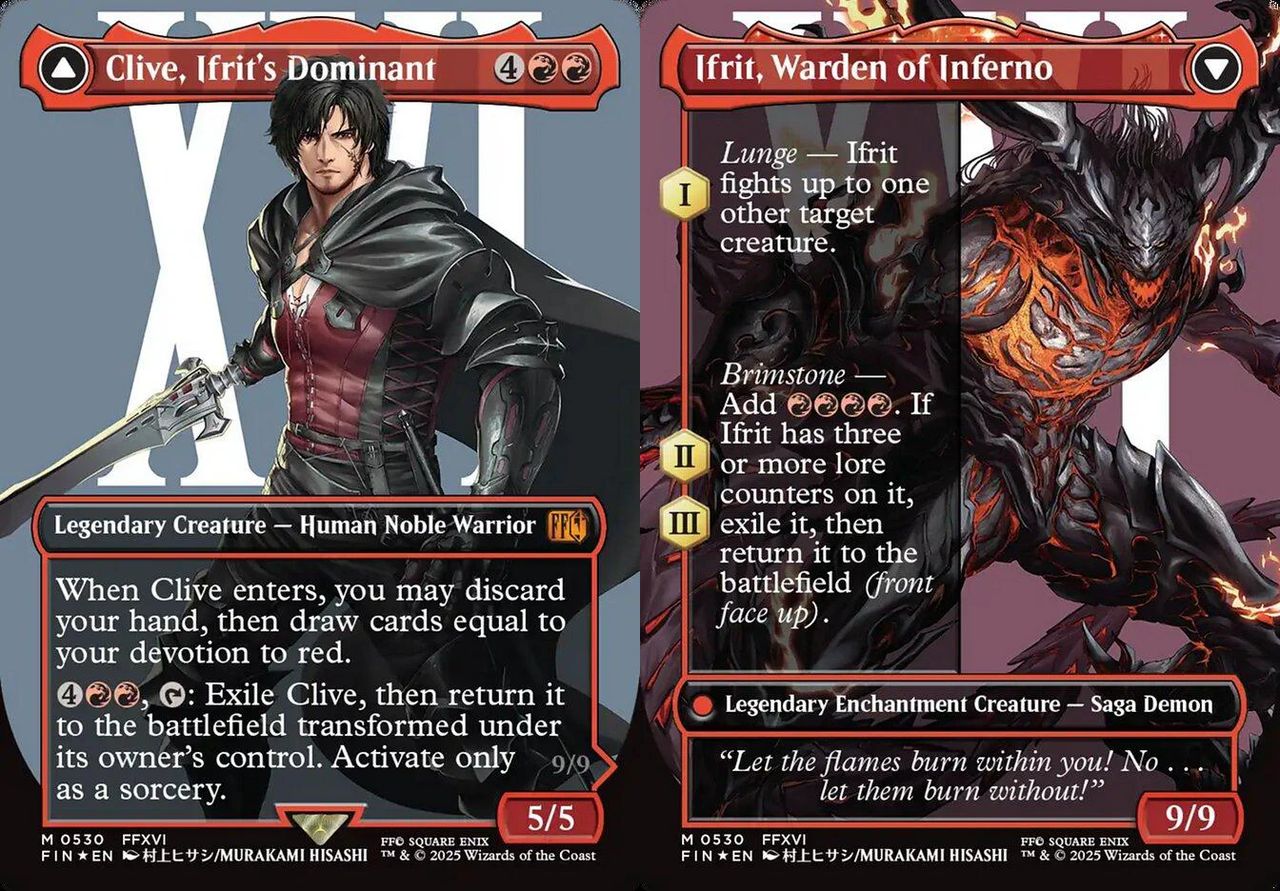 Clive, Ifrit's Dominant // Ifrit, Warden of Inferno