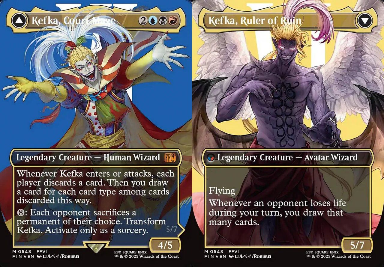 Kefka, Court Mage // Kefka, Ruler of Ruin