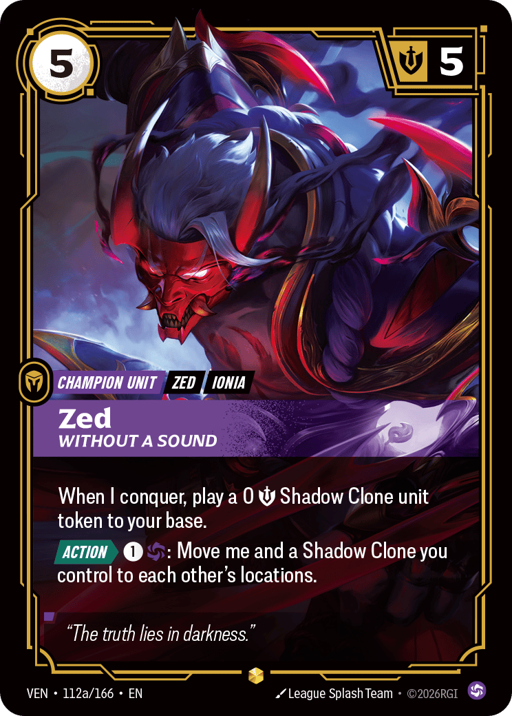 Zed - Without a Sound (Alternate Art)
