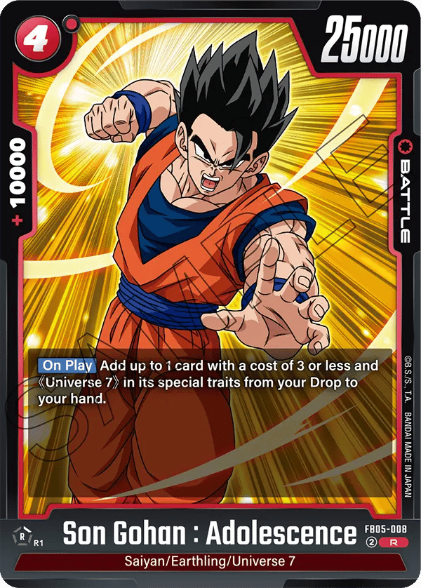 Son Gohan : Adolescence